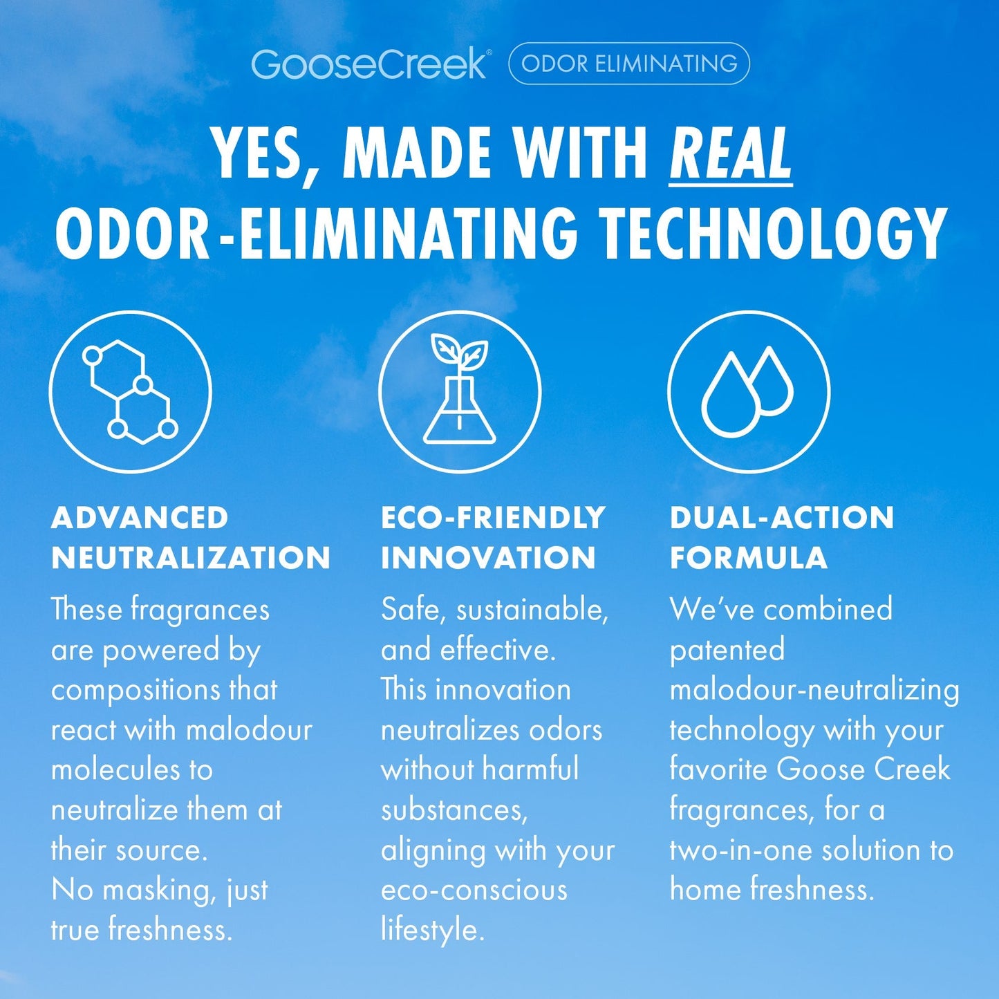 Eucalyptus Mist Odor Eliminating 3-Wick Candle